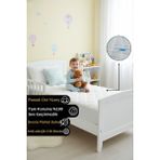 Senpai Uyku Perisi Pamuklu Kapitoneli Sıvı Su Geçirmez Anaokulu Kreş Bebek Çocuk Park Beşik Yatak Alezi Koruyucu Çarşaf Sessiz 70X120CM - 70 x 120 cm - Beyaz