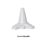senRo yapı Market Plastik Ayak Zirve Model (Ceviz Beyaz Siyah12-15-20 cm) Kanepe Dolap Puf Berjer Tv Ünitesi Ayağı