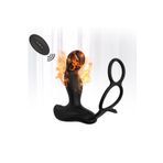 Sens Erotik Shop Usb Şarjlı, Uzaktan Kumandalı, Akıllı Isıtmalı Prostat Masaj Anal Vibratörü - İlişki Sırasında Kullanım, Patlayıcı Zevk, Performans Arttırıcı, Sertleştirici Testis ve Penis Halkası