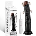 Sens Kendrick Uzaktan Kumandalı Güçlü Vantuzlu Eğilebilir Yapı Testissiz Güçlü Titreşimli 10 Mod Gerçekçi Siyahi Yapay Penis Realistik Doku Dildo 22x4.5CM Belden Bağlamalı Strapon Kemerle Kullanılır
