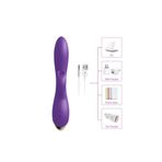 Sens Klitoris ve G-Spot Uyarıcı Rabbit Vibratör, 9 Titreşim Modu, USB Şarjlı, IPX7 Su Geçirmez, Tıbbi Sınıf Silikon, Mor, Sessiz, Kolay Kullanım, Tam Otomatik Titreşim ve Stimülasyon, Adult Sex Toys