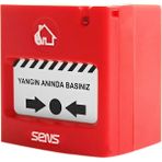 SENS Konvansiyonel Resetlenebilir Yangın Alarm Butonu