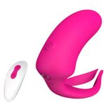 Sens Şarjlı Kablosuz Kumandalı Unisex Penise Takılabilir Klitoris Uyarıcı Vibratör, 9 Titreşim Modu, USB Manyetik Şarj, IPX7 Su Geçirmez, Uzaktan Kumanda, Sessiz, Tıbbi Sınıf Silikon, Adult Sex Toys