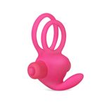 Sens Sex Shop Sağlam ve Esnek Medikal Silikon Aynı Anda Testis ve Penisi Kavrayan, Güçlü Titreşim Motorlu, 10 Titreşim Modlu Testis & Klitoris Uyarıcı Vibratör, Titreşimli Penis Yüzüğü - Cock Ring