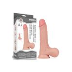 Sens Sex Shop Ultra Yumuşak ve Gerçekçi Dokulu, 3 Katmanlı, Kıkırdaklı Yapı ile Vücudu Takip Eder, Güçlü Vantuzlu, Gerçekçi Kayan Deriye Sahip, Isı Alışverişi Yapar Yapay Penis - Realistik Dildo 20 CM