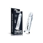 Sens Sex Shop Ultra Yumuşak ve Gerçekçi Dokulu, Transparan, Şeffaf Renkte Realistik Jel Dildo - Sabitlenebilir ve Belden Bağlamalı, Kemerli Kullanım İçin Güçlü Vantuzlu Gerçekçi Yapay Penis 18x3.5 CM