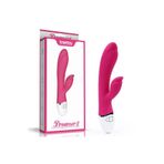 Sens Sex Shop Usb Şarjlı Çift Titreşim Motorlu, 7 Güçlü Titreşim Modu, Aynı Anda G Nokta ve Klitoris Uyarıcı 2 in 1 Vibratör - Hassas Uyarılma İçin Eğik Yapıda, Sessiz ve Medikal Silikon Vibratör 22CM