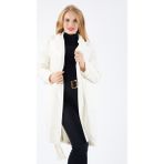 Sense Angela Kadın Yağmurluk 100% Polyester Taş Renkli Kuşaklı Mevsimlik Ürün - 42