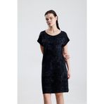 Sense Likralı Viskon Mini Viskon Elbise Siyah Batik Blz36387Blz36387