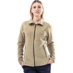 Şensel, Kadın Polar Mont, Bej -99E311- Cepli, Fermuarlı, Outdoor - 2XL