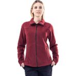 Şensel, Kadın Polar Mont, Bordo -99E315- Cepli, Outdoor - 2XL