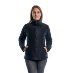 Şensel, Kadın Polar Mont, Siyah (99e350) Cepli,fermuarlı,outdoor