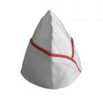 Şensel, Kep, Beyaz, Kırmızı Biyeli -4e210- Aşçı Kepi, İş Kıyafeti