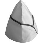 Şensel, Kep, Beyaz, Siyah Biyeli -4E310- Aşçı Kepi, İş Kıyafeti - Beyaz - Siyah - Standart