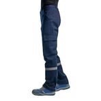 Şensel, Reflektörlü Kışlık İş Pantolonu, Lacivert, Komando Cepli -101E545- Lacivert 2XL