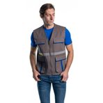 Şensel, Reflektörlü Yelek, Gri-saks (118e3696) İş Yeleği-vest
