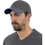 Şensel, Spor Şapka, Gri-Saks -110E385- Günlük Şapka, Outdoor - Gri - Saks - M - L
