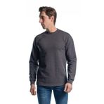 Şensel, Sweatshirt, Koyu Gri, Sıfır Yaka (107e4632) Pamuklu