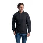 Şensel, Sweatshirt, Siyah, Polo Yaka (107e5350) Pamuklu, Kışlık