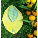 Senseoftouch Limon Sunum Tabak El Yapımı Seramik - Sarı