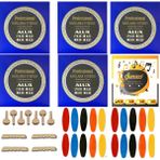 Şenses Alux 0 18 Kısa Bağlama Takım Teli 6 Takım + 7 Ağaç Burgu + 20 Adet Tezene + 4 Eşik