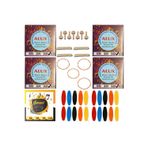 Şenses Müzik Market Alux 025 Divan Bağlama Takım Teli 5 Takım + 5 Bambam + 7 Ağaç Burgu + 20 Adet Tezene + 3 Eşik