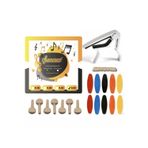 Şenses Müzik Market Müzik 0.25 Divan Bağlama Teli 52 Tekneye Kadar Kelepçe Ve Burgu Seti 10 Adet Tezene Eşik