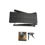 Şenses Müzik Market Müzik (4 Lü) Set Lilia Klasik Gitar Takım Tel + Metal Kapo+Ayarlanabilir Metal Ayaklık+3 Pena