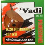 Şenses Müzik Vadi Uzun Sap 0.20 Gümüş Kaplama Bamlı Tel Seti Şenses Tezene Hediyeli