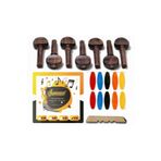 Şenses Nokta Sedefli Pelesenk Bağlama Burgu + 0.25 Divan Saz Teli + Tezene Seti + Eşik