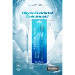 Sensidax Crystal Serıes-Diş Fırçası- Hassas Diş Eti ve Dişler Için Orta Sert Kıl Medıum-Koruma Kapaklı - Şeffaaf