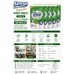 Senso Premium Kağıt Havlu 3 Katlı 12'li x 4 Paket 48 Rulo