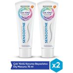 Sensodyne Çok Yönlü Koruma Beyazlatıcı 2x75 ml Diş Macunu