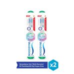 Sensodyne Çok Yönlü Koruma+Dil Temizleyicili Orta 2 Adet Diş Fırçası