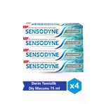 Sensodyne d348f08a-59db-597f-b348-179e6157e989 Derin Temizlik Diş Macunu 75 Ml X 4 Adet