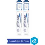 Sensodyne Diş Fırçası Yumuşak Kıllı Hassas Temizlik 2 Adet Charcoal-White Renk Seçeneği