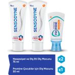 Sensodyne Hassasiyet ve Diş Eti Diş Macunu 750 ml x 2 Adet + Promine Çocuklar Için Diş Macunu 500 ml