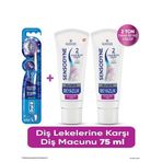 Sensodyne Klinik Beyazlık Diş Lekelerine Karşı Diş Macunu 75 Ml X 2 Adet + Oral-B Pro Flex 3D White Luxe Medium Diş Fırçası