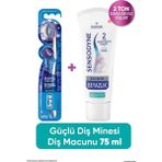 Sensodyne Naneli Diş Macunu 75 ml - Pro Flex 3D White Luxe Medium Diş Fırçası