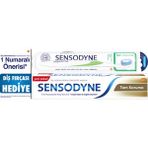 Sensodyne Tam Koruma 75 ml Diş Macunu+ Çok Yönlü Koruma Orta Diş Fırçası Hediyeli