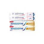 Sensodyne Tam Koruma+Beyazlayıcı 2x50 ml Diş Macunu + Diş Eti Bakımı Diş Fırçası