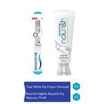 Sensodyne True White Yumuşak Diş Fırçası & Nourish Sağlıklı Beyazlık 75 Ml
