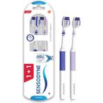 Sensodyne Yumuşak Diş Fırçası 1+1 Duoflex Oynar Boyun ile Hızlı Rahatlama ve Etkili Temizlik