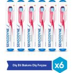 Sensodyne Yumuşak Diş Fırçası Diş Eti Bakımı X6 Parça Sayısı ile Hassas Temizlik