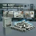 Senson 100 Lü 8X3MM Yuvarlak Neodyum Mıknatıs ( Lisinya )