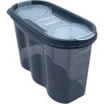 Senson 2 Kapaklı Ölçekli Erzak Saklama Kabı - 1,2 Litre - SA930 (5224)