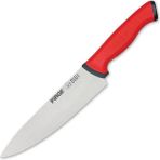 Senson 34161 Duo Şef Bıçağı 21 cm - Kırmızı Kaymaz Sap