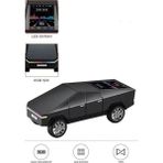 Senson D68 Cyber Model Araba Tasarımlı Bluetooth Hoparlör 15W Güçlü Ses Rgb LED /tws/usb Siyah