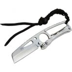 Senson Gear Hit Cutter TX01 Outdoor Kamp Bıçağı Metal 19 cm - Ipli Sap, Kılıflı