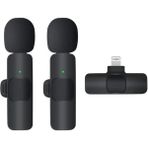 Senson K9 Kablosuz Yaka Mikrofonu Lightning 2’li Mini Mikrofon Youtube Tik Tok 2 Adet - Lisinya